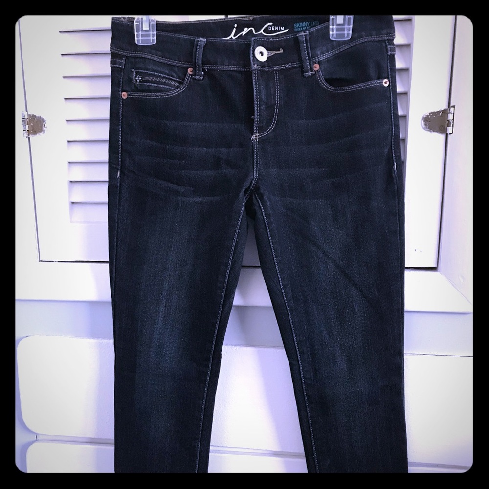 Inc Skinny Jeans with Zippers.
